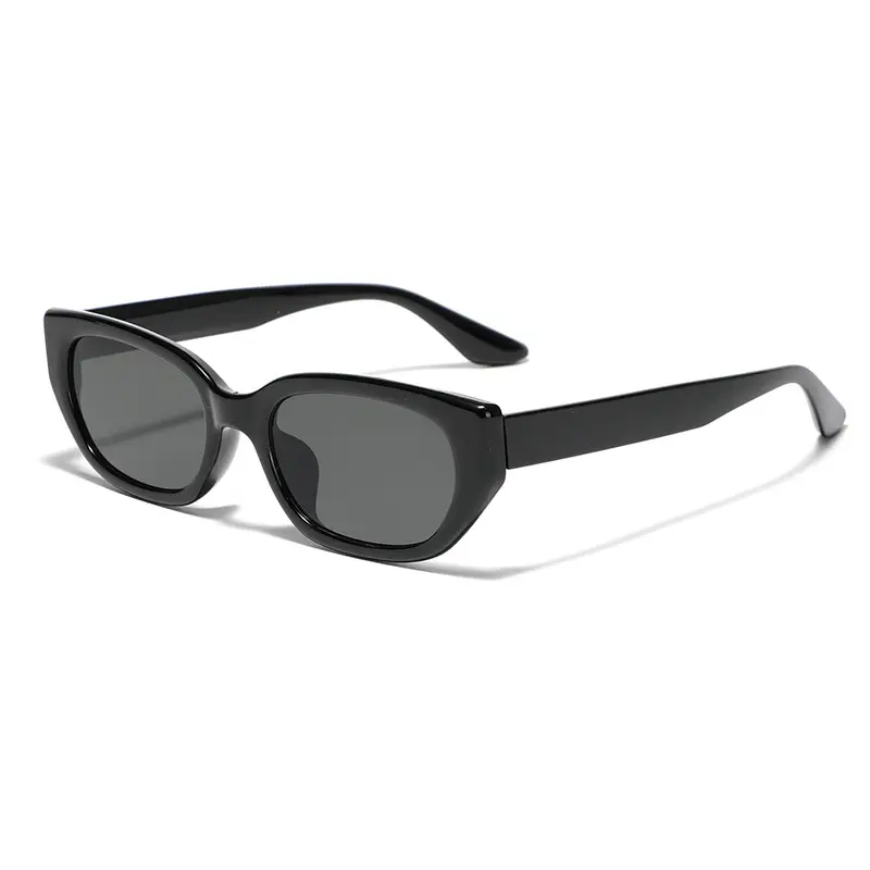 Men Street Sunglasses Black Rectangular 2024 New Style - Image 7