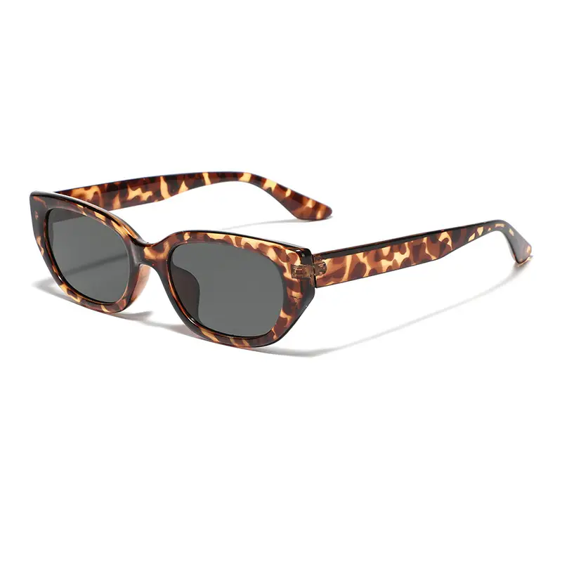 Men Street Sunglasses Black Rectangular 2024 New Style - Image 8