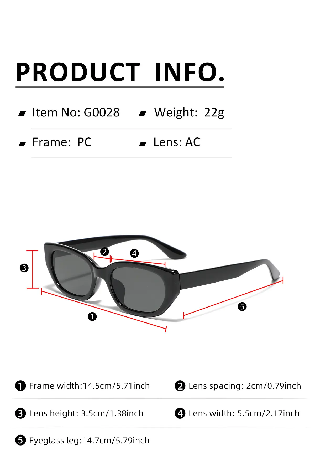 Men Street Sunglasses Black Rectangular 2024 New Style — feature 4