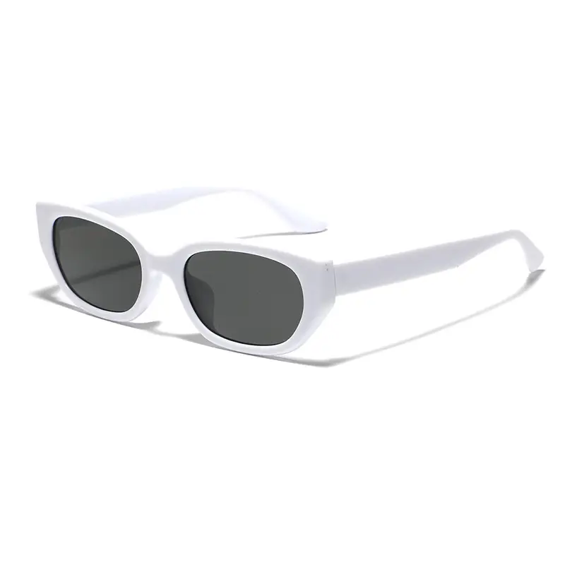 Men Street Sunglasses Black Rectangular 2024 New Style