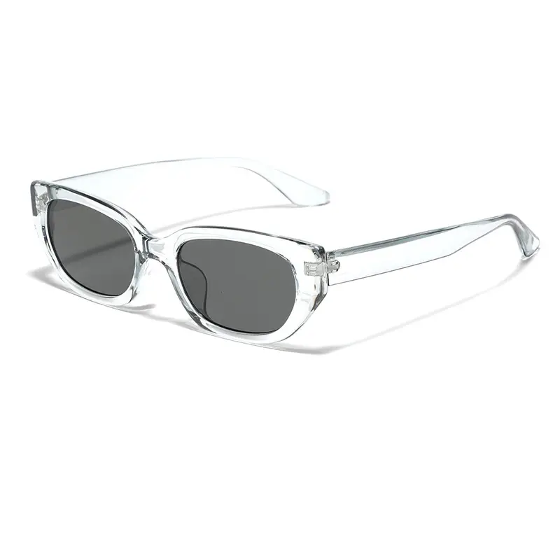 Men Street Sunglasses Black Rectangular 2024 New Style - Image 3