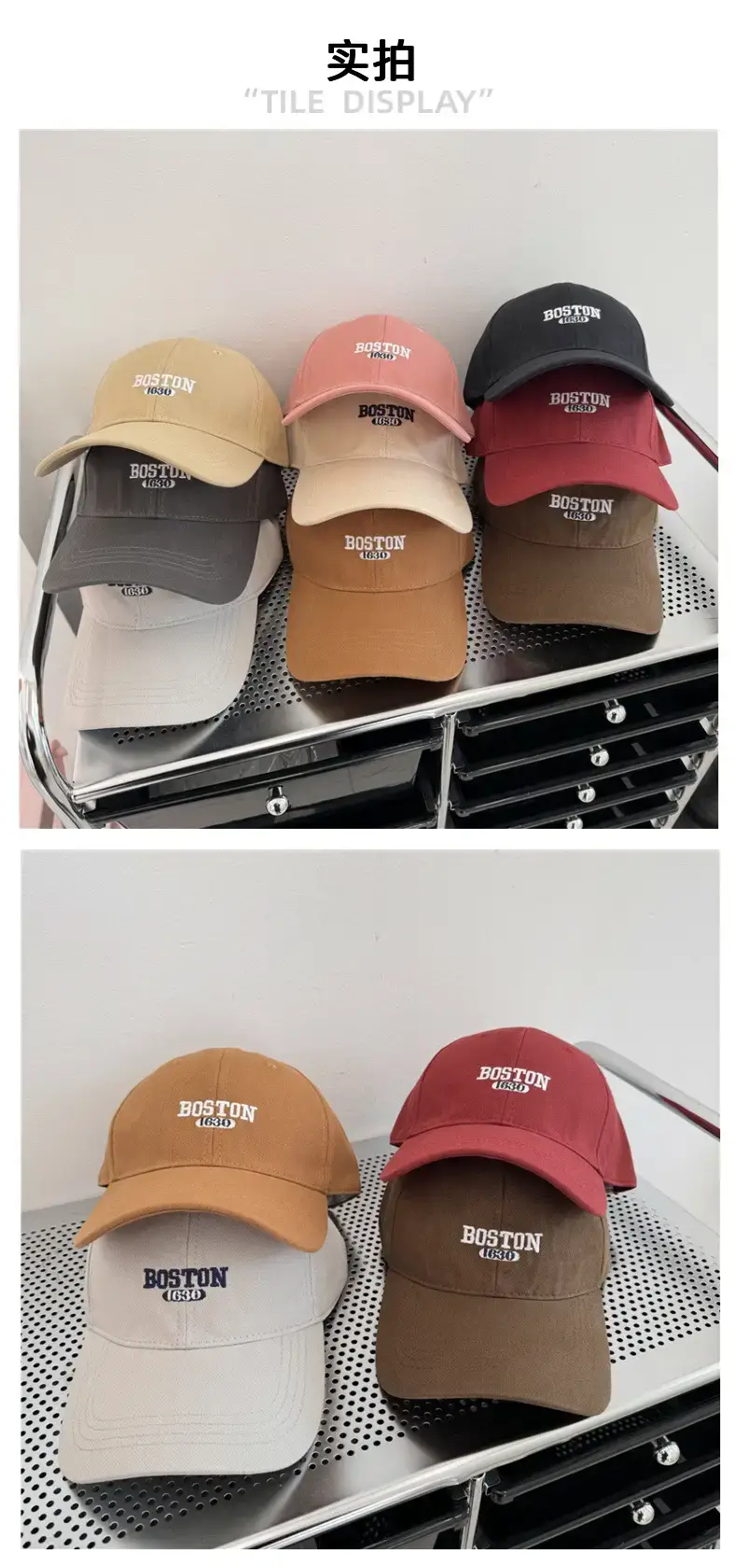 Boston Mugson Embroidered Baseball Cap for Men Women — feature 2