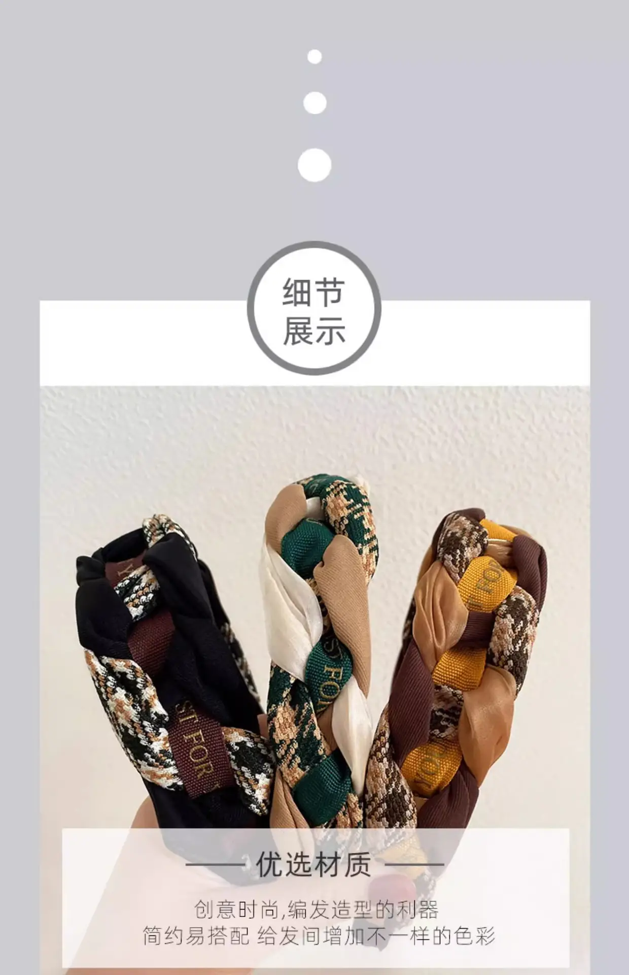 Women's 2023 High-Pressure Twist Headband with Skull Top Design — feature 3