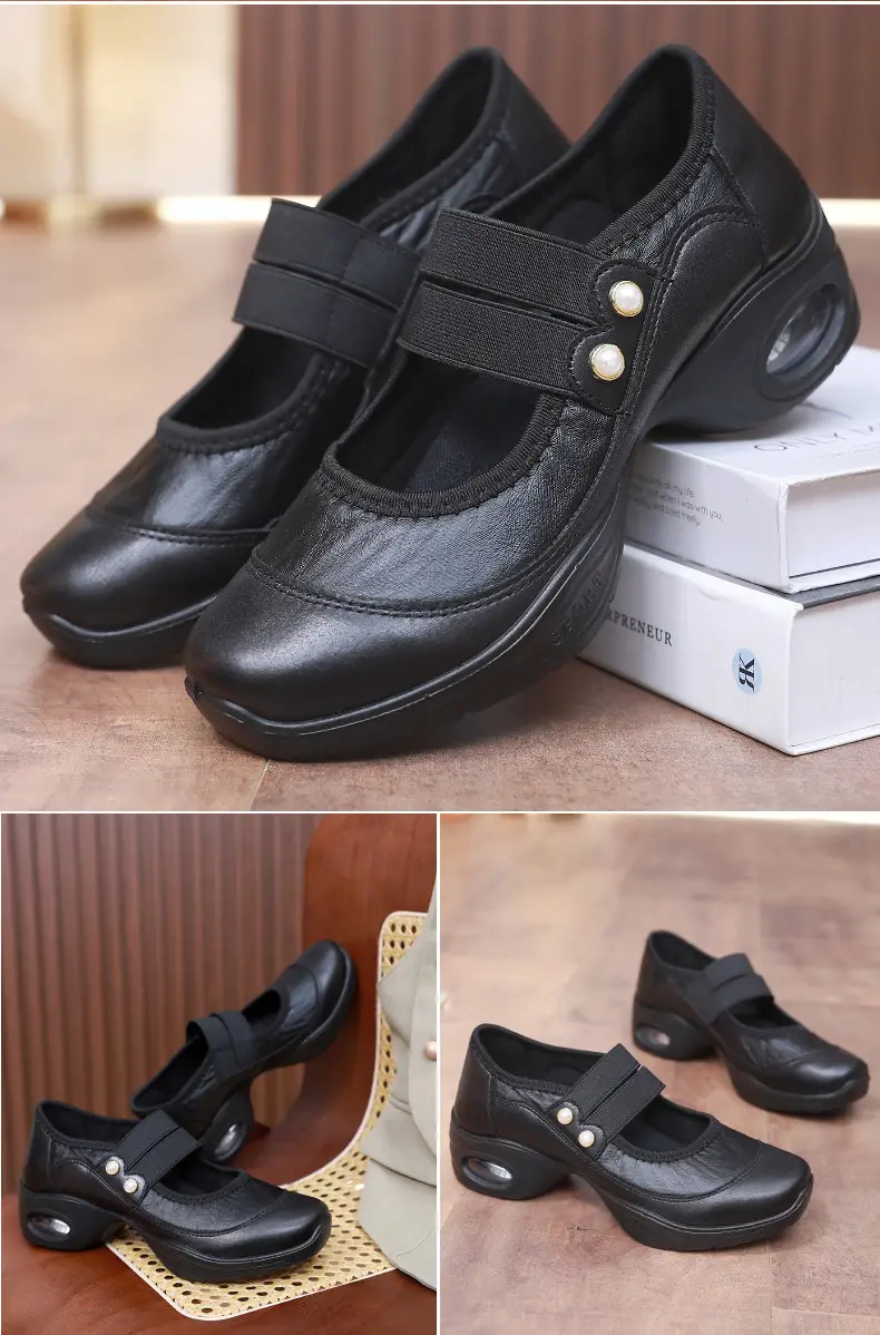 Square Dance Shoes Women's Soft Sole Not Tired Feet Middle-aged and Elderly Mothers Dance Shoes Comfortable Breathable Work Shoes Air Cushion Dance Shoes — feature 22