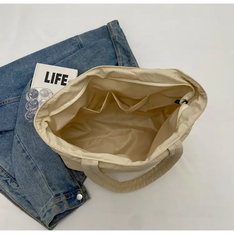 New Green Nylon Tote Bag for Students Commute Work — feature 47