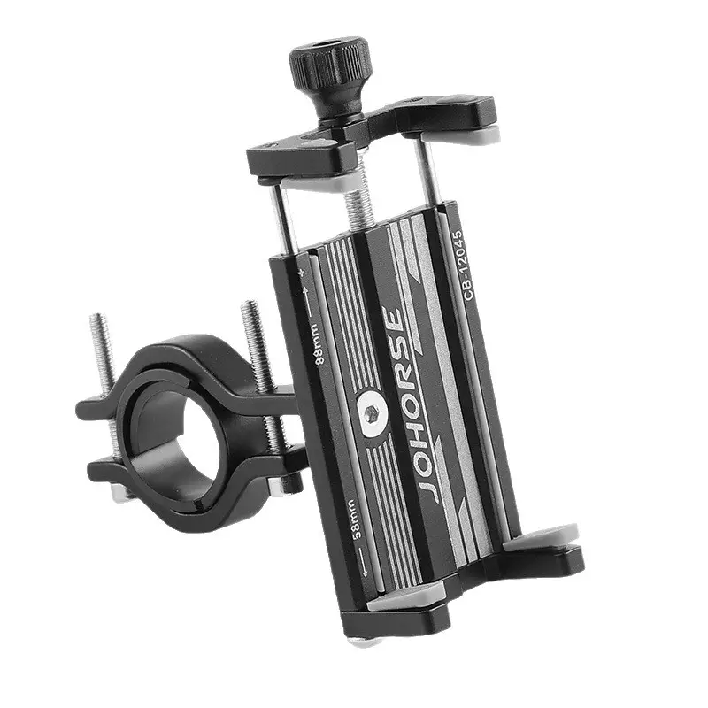 Mountain bike mobile phone holder riding navigation bracket electric motorcycle aluminum alloy mobile phone bracket takeaway equipment