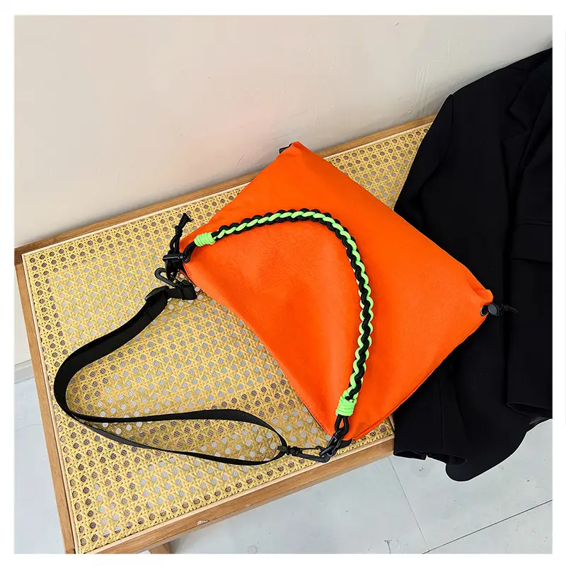 2026 Women Canvas Crossbody Bag Orange Green Embroidery — feature 18