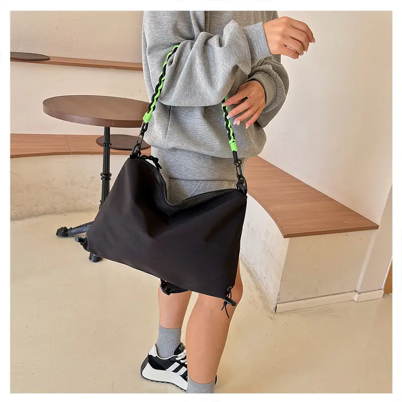 2026 Women Canvas Crossbody Bag Orange Green Embroidery — feature 28