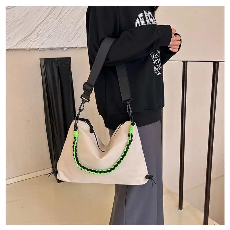 2026 Women Canvas Crossbody Bag Orange Green Embroidery — feature 30