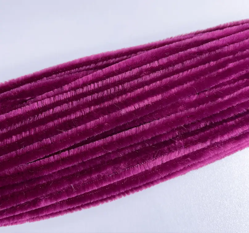Twisted stick macaron color super dense handmade wool strips Children diy educational toys art bouquet material package wholesale