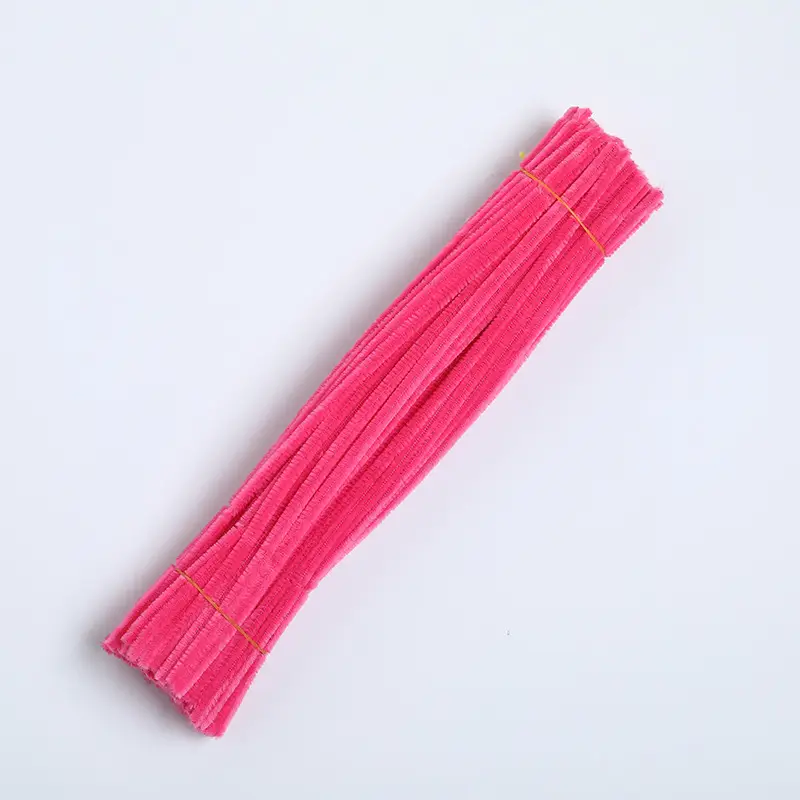 Twisted stick macaron color super dense handmade wool strips Children diy educational toys art bouquet material package wholesale