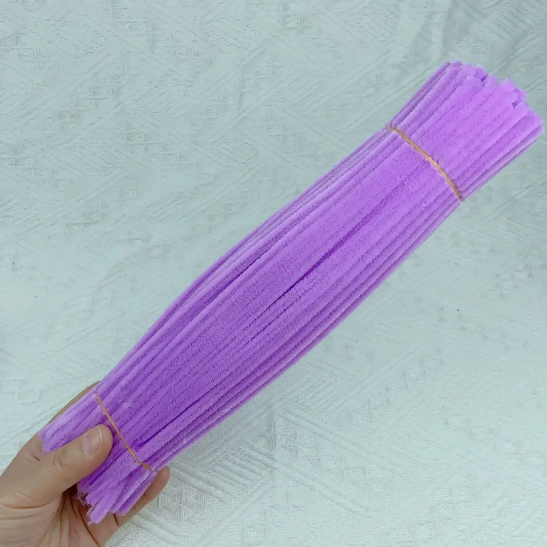 Twisted stick macaron color super dense handmade wool strips Children diy educational toys art bouquet material package wholesale
