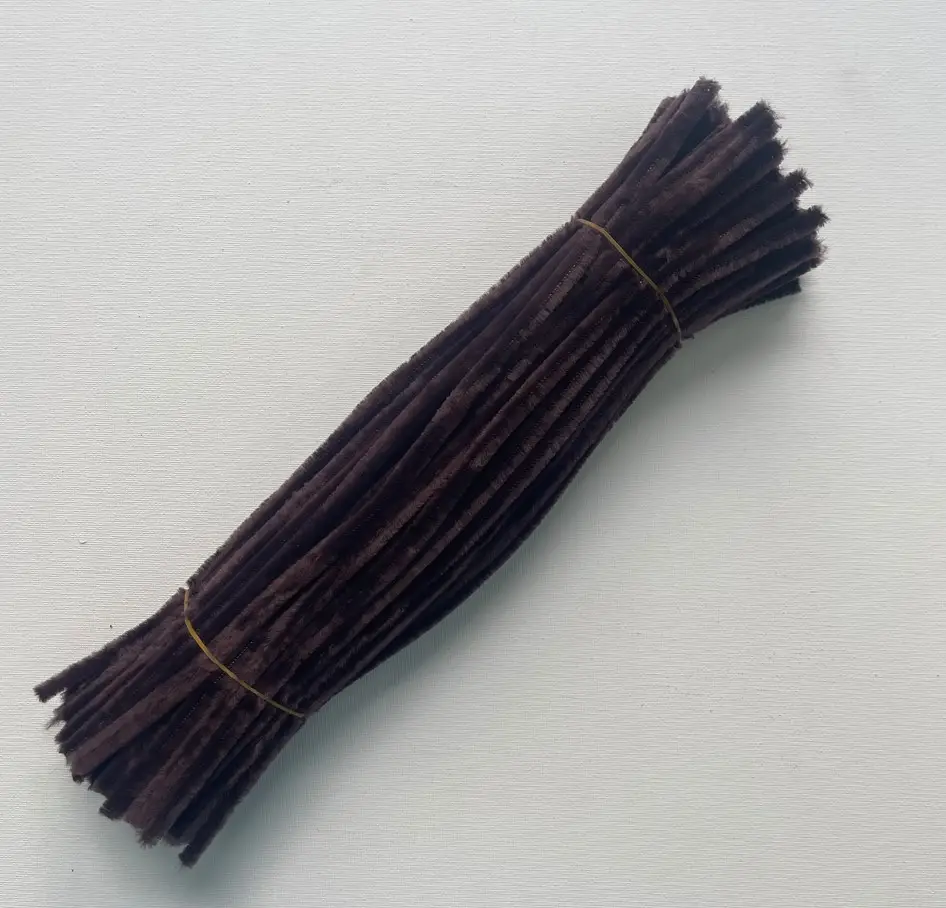 Twisted stick macaron color super dense handmade wool strips Children diy educational toys art bouquet material package wholesale