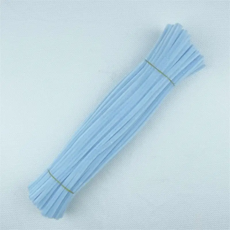 Twisted stick macaron color super dense handmade wool strips Children diy educational toys art bouquet material package wholesale