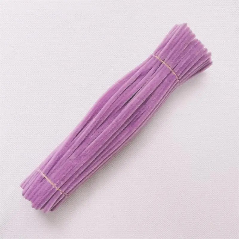 Twisted stick macaron color super dense handmade wool strips Children diy educational toys art bouquet material package wholesale