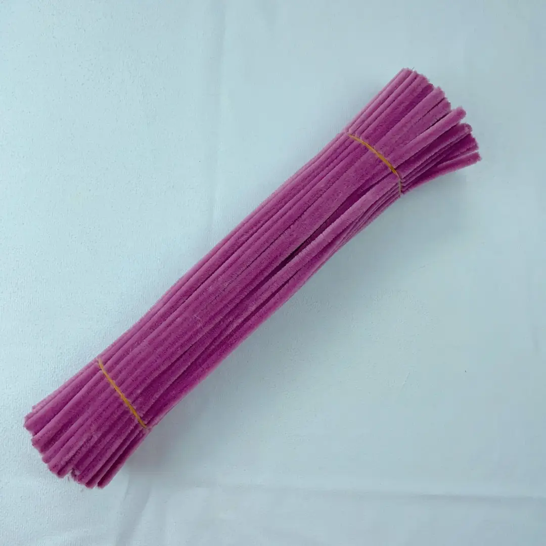 Twisted stick macaron color super dense handmade wool strips Children diy educational toys art bouquet material package wholesale