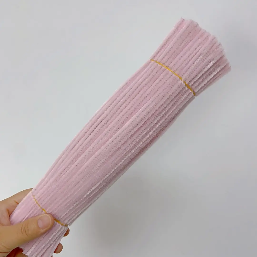 Twisted stick macaron color super dense handmade wool strips Children diy educational toys art bouquet material package wholesale