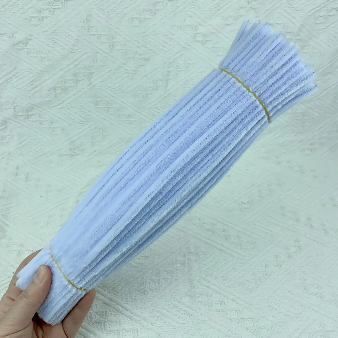 Twisted stick macaron color super dense handmade wool strips Children diy educational toys art bouquet material package wholesale