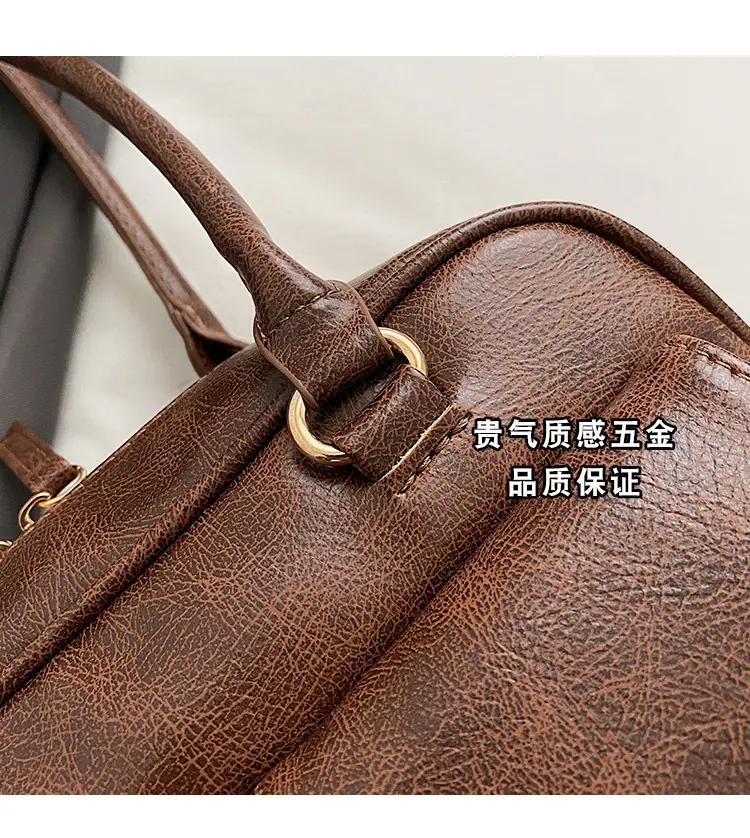 Retro Black Shoulder Bag Women 2024 New High-End Textured — feature 3