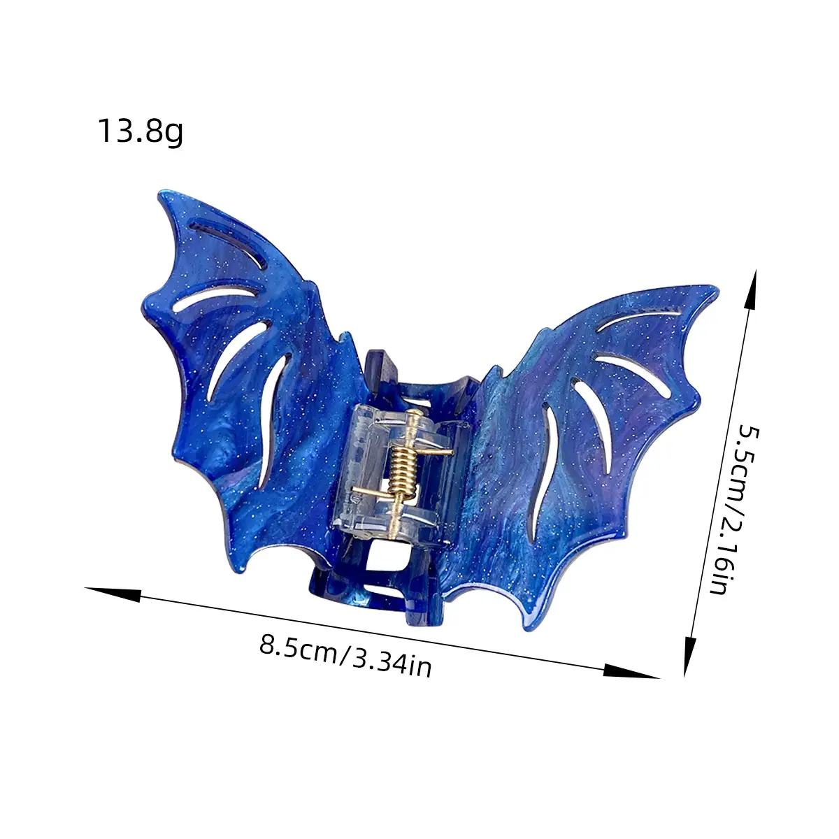 Gothic Style Bat Acrylic Hair Clip for Women - Image 13