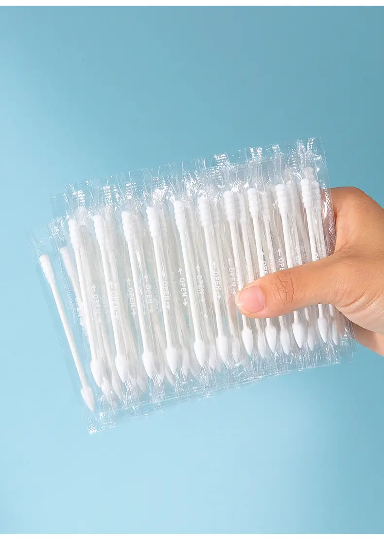 LMLTOP Cotton Swabs Pointed Spiral Head Disposable Makeup Cleaning — feature 10