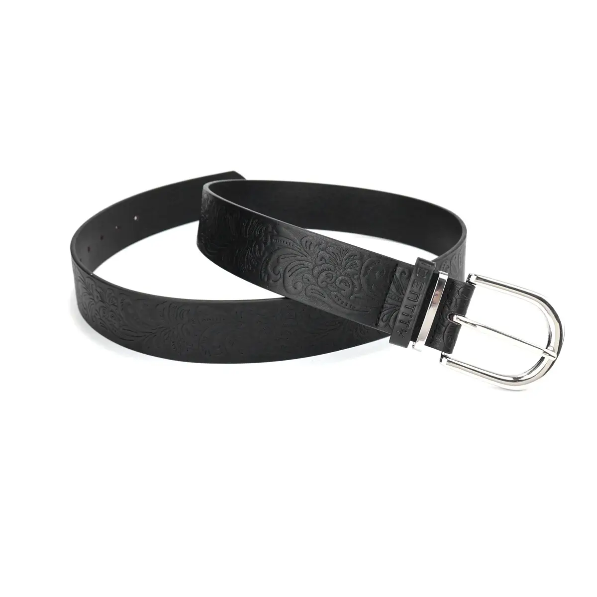 Black Gold Buckle Women's Belt for Casual Wear — feature 21
