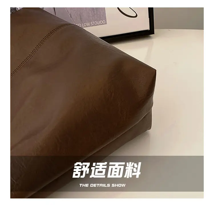 Retro Women's Brown Shoulder Bag 2023 Spring New Fashion — feature 4