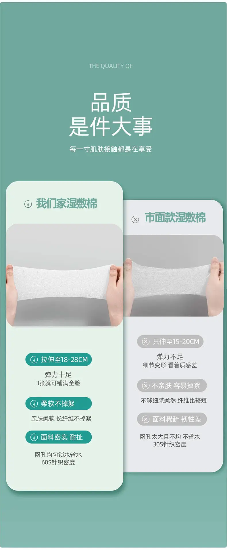 Ultra Thin Cotton Makeup Remover & Dressing Sheet — feature 3