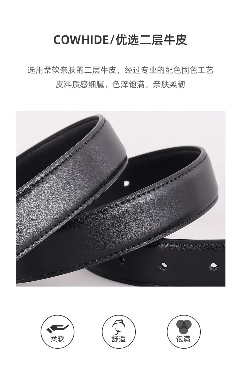 Women's Gold Double C Buckle Belt Genuine Leather 2025 — feature 32