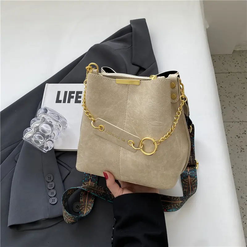 Retro Green Shoulder Bag for Women 2023 Spring - Image 2