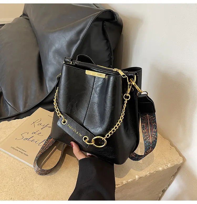 Retro Green Shoulder Bag for Women 2023 Spring — feature 13