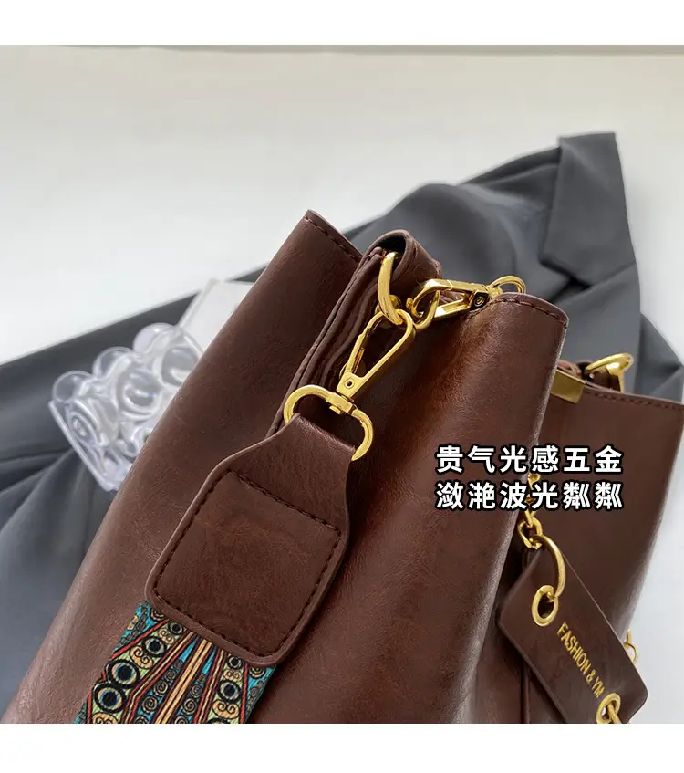 Retro Green Shoulder Bag for Women 2023 Spring — feature 5