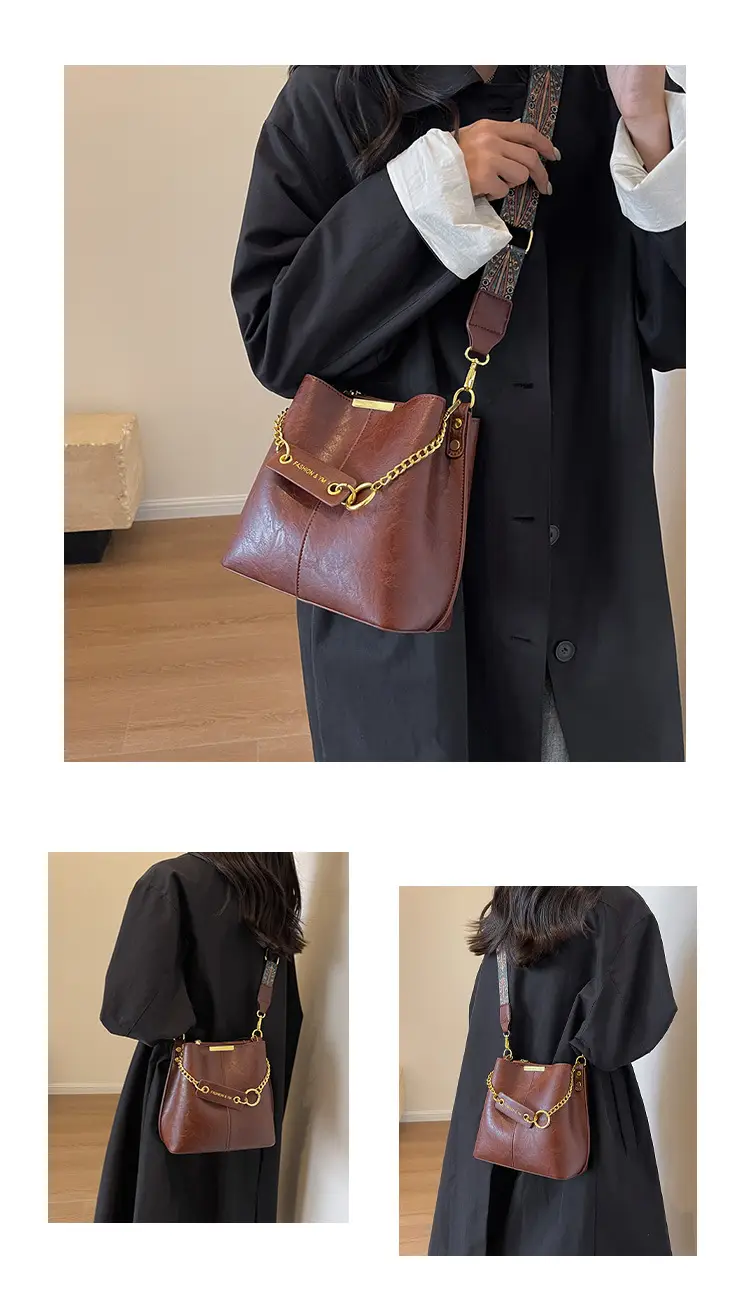 Retro Green Shoulder Bag for Women 2023 Spring — feature 8