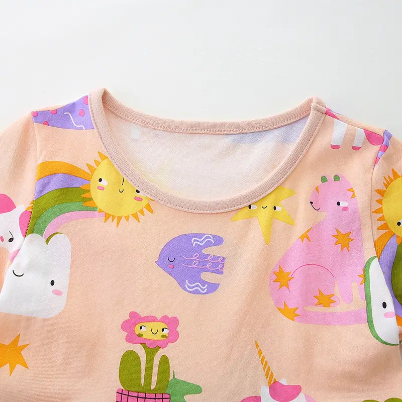 Girls Cartoon Princess Dress 2025 Summer Pink - Image 9