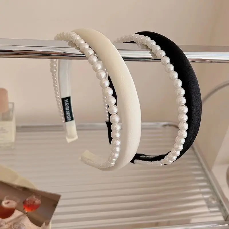 Pearl High Skull Top Headband for Women 2023 — feature 2
