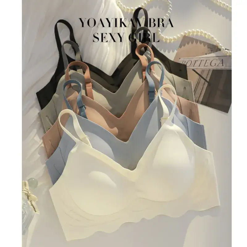 Cloud Flower Seamless Bra Cup 3D Jelly Support - Image 7