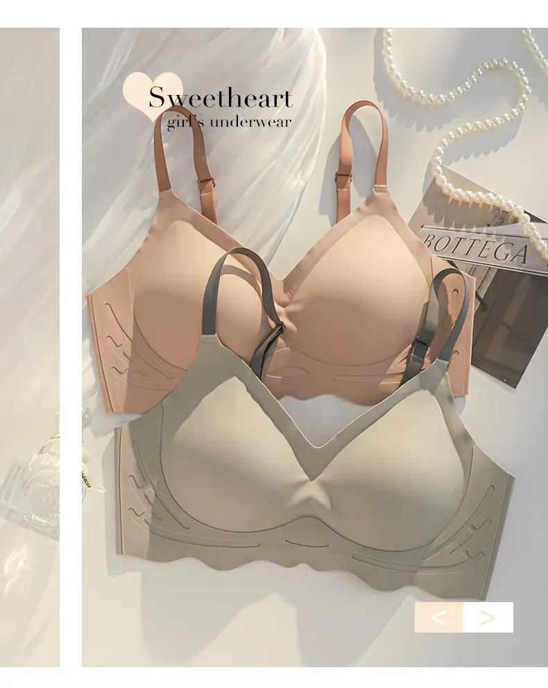 Cloud Flower Seamless Bra Cup 3D Jelly Support — feature 15