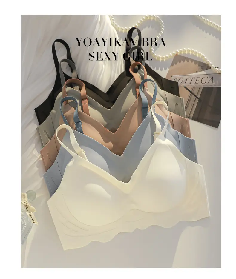Cloud Flower Seamless Bra Cup 3D Jelly Support — feature 17