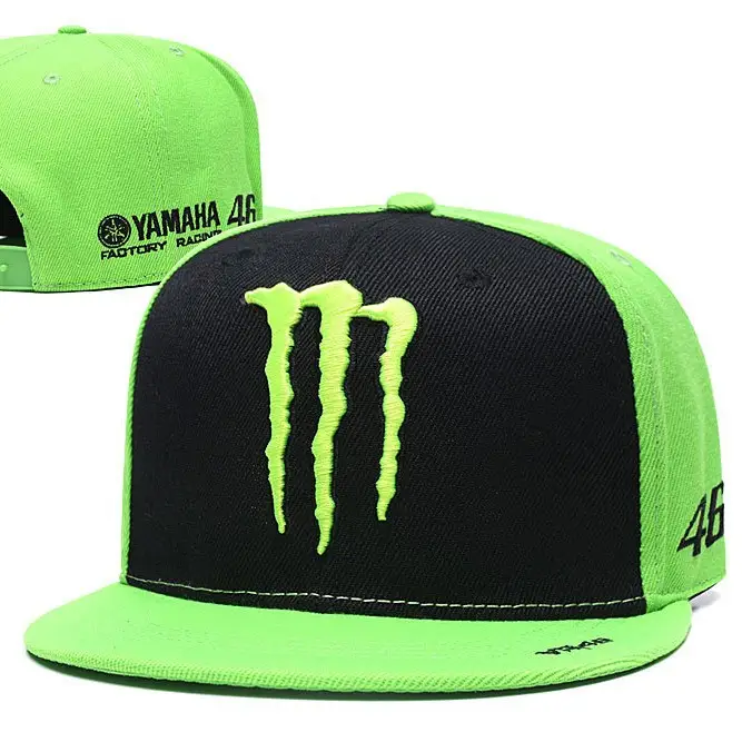 Ghost claw baseball cap magic claw hat No. 41 motorcycle racing cap F1 peaked cap No. 11 men's and Women's Flat Brim Hat hip hop