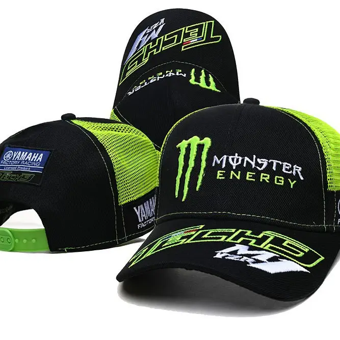 Ghost claw baseball cap magic claw hat No. 41 motorcycle racing cap F1 peaked cap No. 11 men's and Women's Flat Brim Hat hip hop