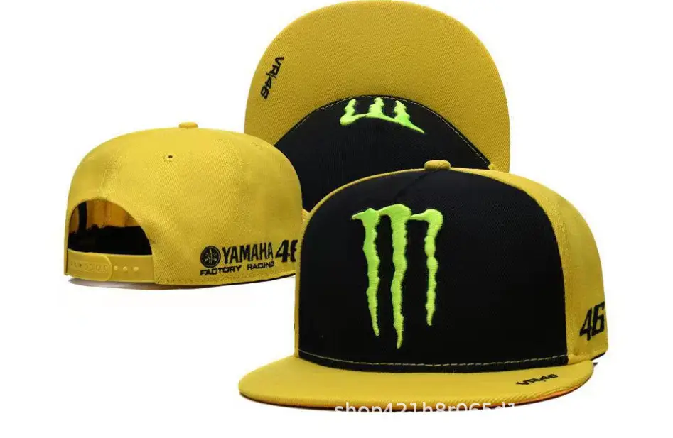 Ghost claw baseball cap magic claw hat No. 41 motorcycle racing cap F1 peaked cap No. 11 men's and Women's Flat Brim Hat hip hop