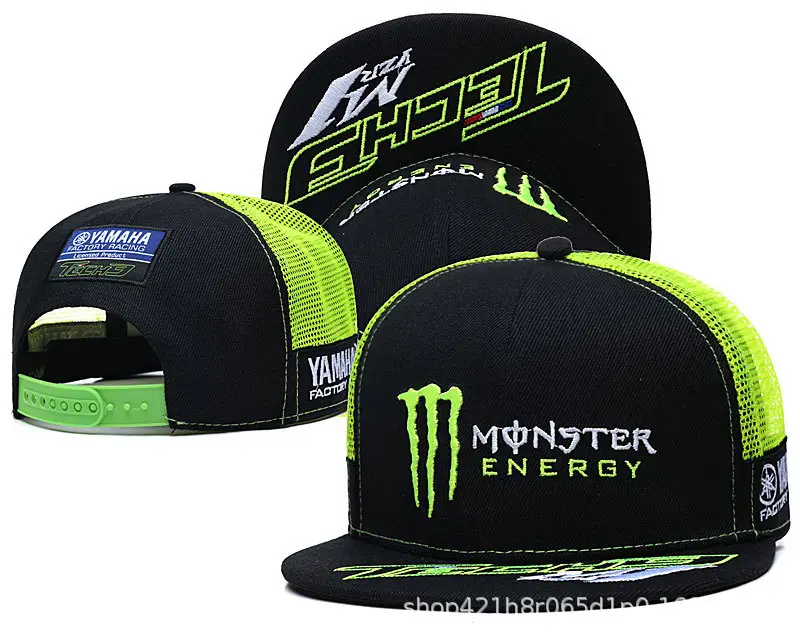 Ghost claw baseball cap magic claw hat No. 41 motorcycle racing cap F1 peaked cap No. 11 men's and Women's Flat Brim Hat hip hop
