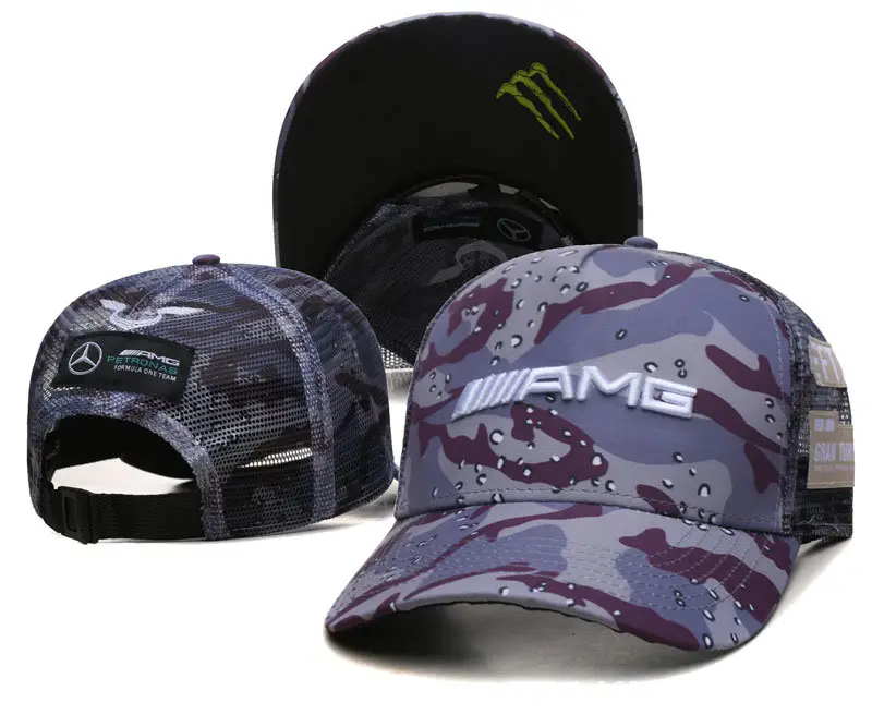 Ghost claw baseball cap magic claw hat No. 41 motorcycle racing cap F1 peaked cap No. 11 men's and Women's Flat Brim Hat hip hop