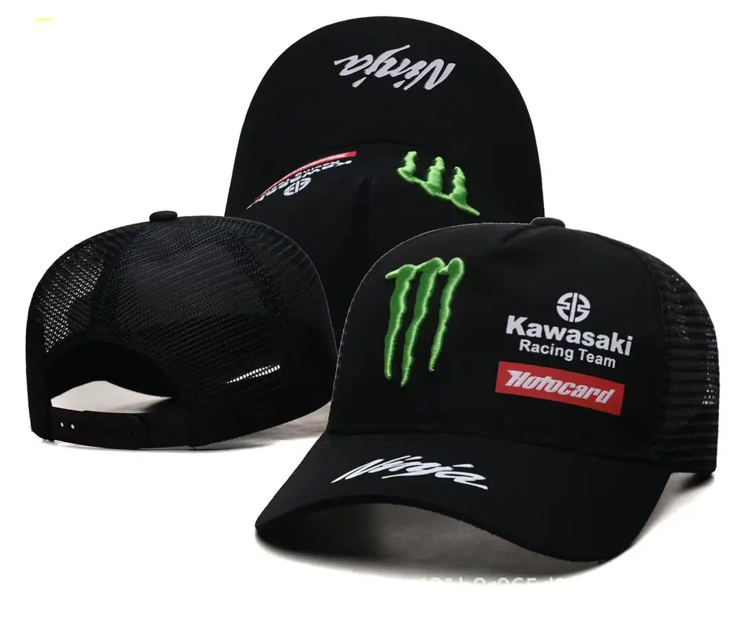 Ghost claw baseball cap magic claw hat No. 41 motorcycle racing cap F1 peaked cap No. 11 men's and Women's Flat Brim Hat hip hop