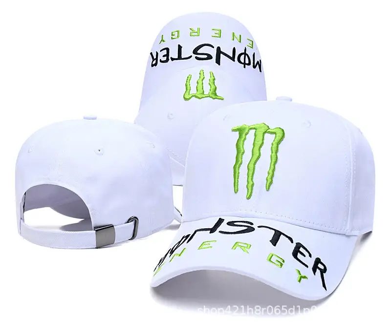 Ghost claw baseball cap magic claw hat No. 41 motorcycle racing cap F1 peaked cap No. 11 men's and Women's Flat Brim Hat hip hop