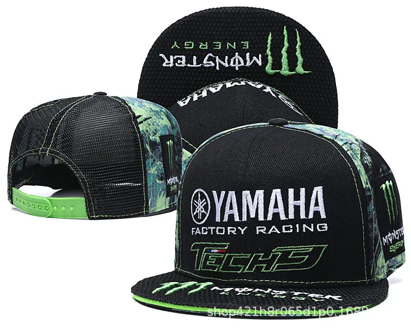 Ghost claw baseball cap magic claw hat No. 41 motorcycle racing cap F1 peaked cap No. 11 men's and Women's Flat Brim Hat hip hop
