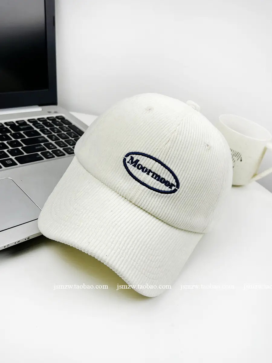 Brown Embroidered Workwear Cap for Men Women - Image 3
