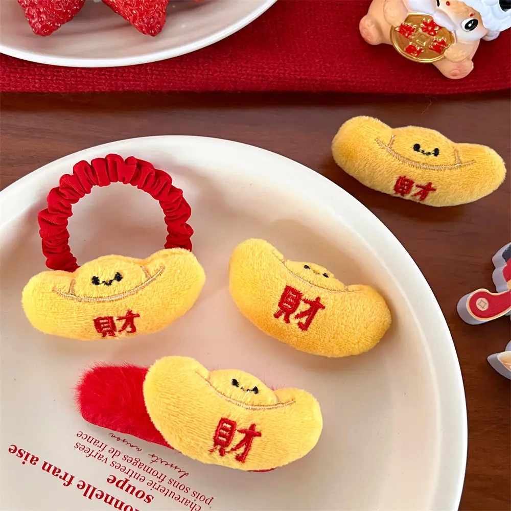 New Year Fortune Ingot Hair Ring Clip for Girls — feature 44