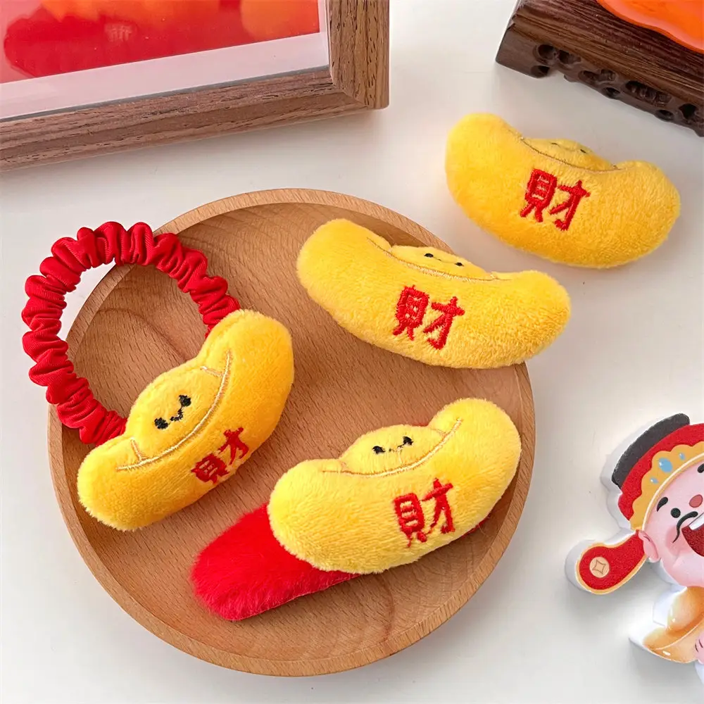 New Year Fortune Ingot Hair Ring Clip for Girls — feature 45