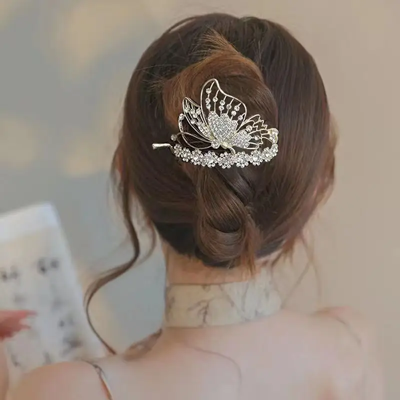 2024 Celebrity Gold Braided Hair Clip Buckle - Image 6